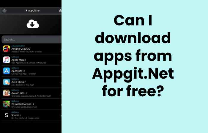 Can I download apps from Appgit.Net for free?