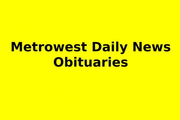 Metrowest Daily News Obituaries