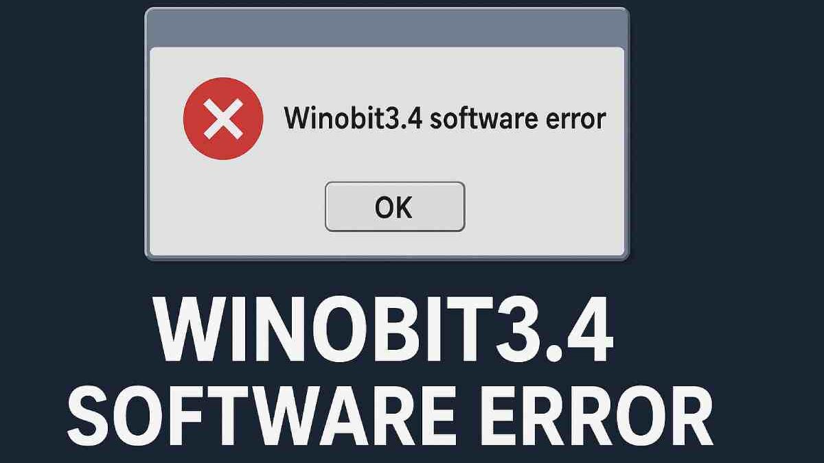 Winobit3.4 Software Error – Information And More