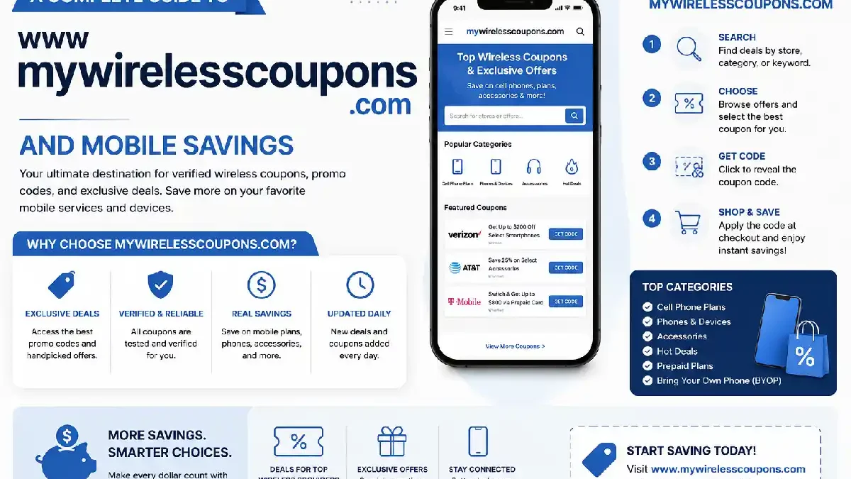 A Complete Guide to www mywirelesscoupons .com and Mobile Savings
