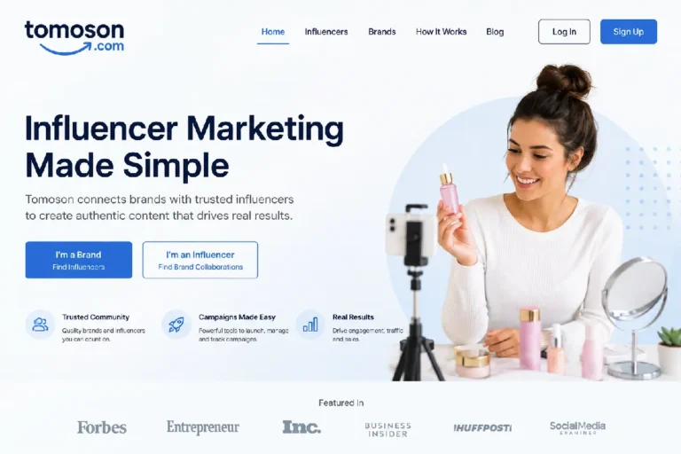 A Guide to Tomoson for Digital Brands and Content Creators