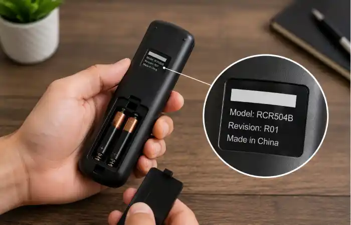how to find your rca remote revision number