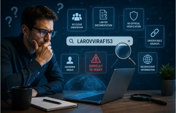 why is larovviraf153 difficult to verify_